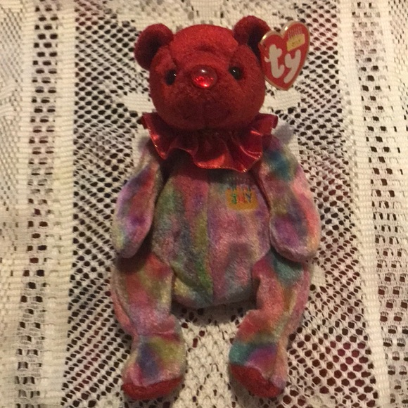 july birthday beanie baby